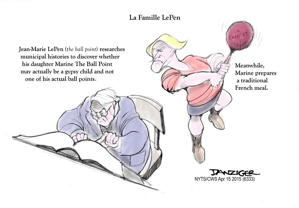 Cartoon: The LePen Family