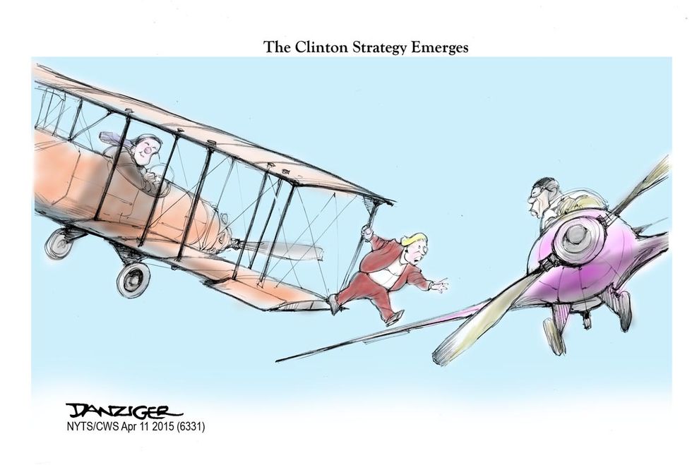 Cartoon: The Clinton Strategy Emerges