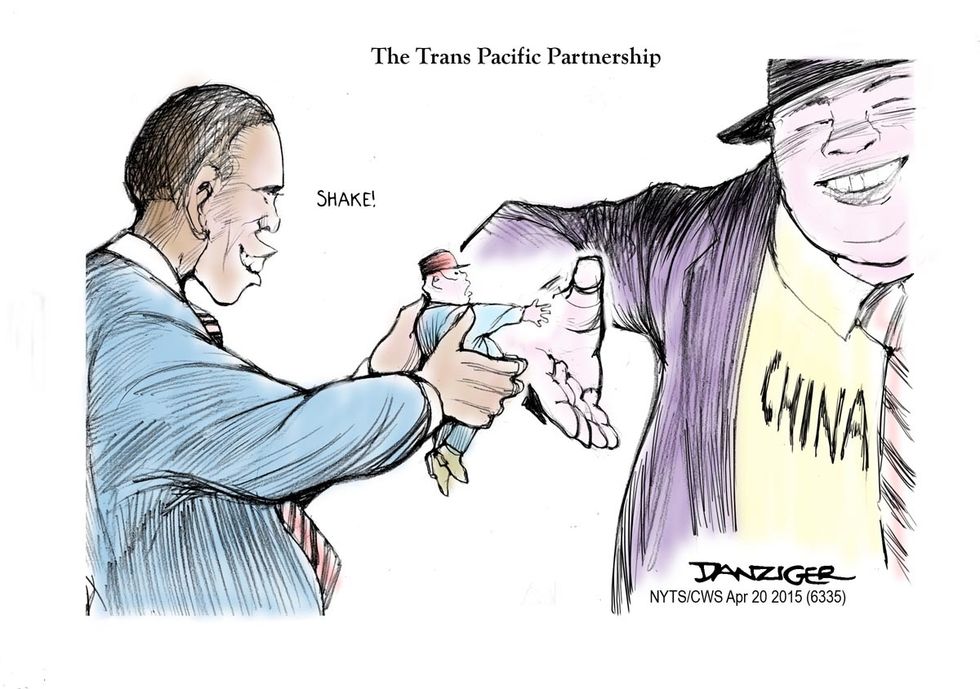 Cartoon: The Trans Pacific Partnership