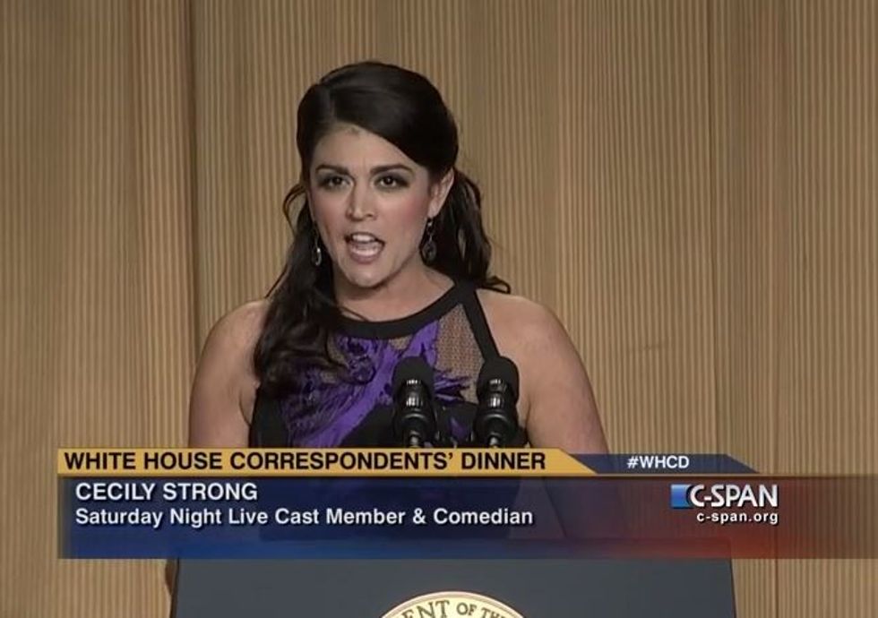 Strong Looks Sharp At White House Correspondents’ Dinner