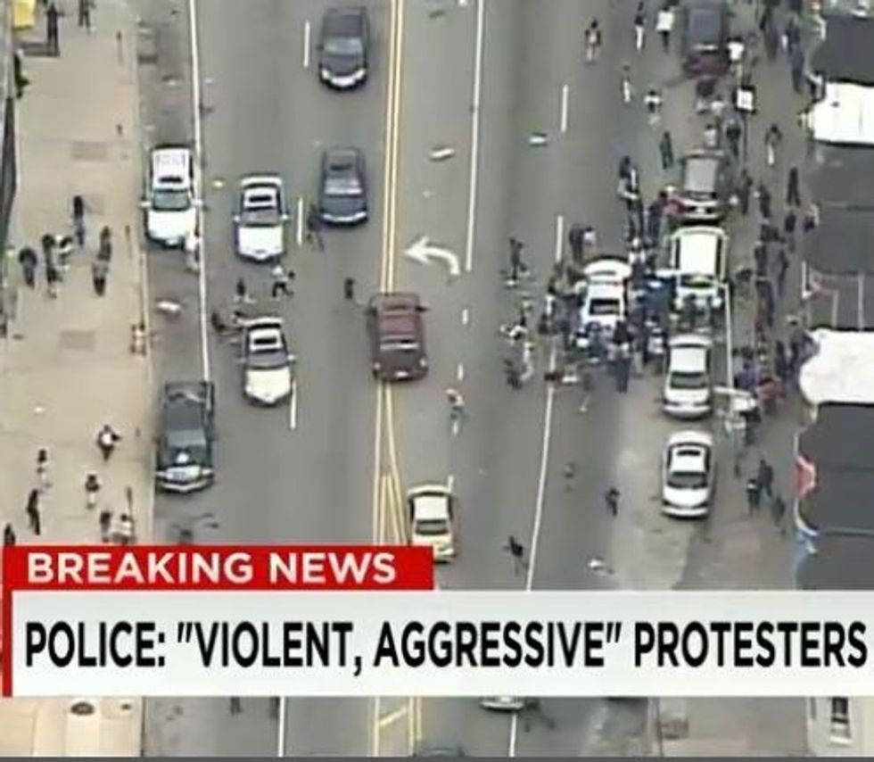 Baltimore Police Injured During Protests After Freddie Gray Laid To Rest
