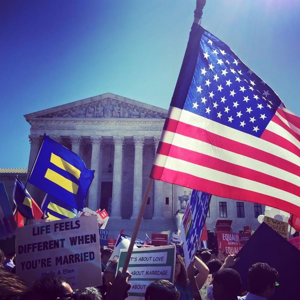 U.S. Supreme Court Hears First Argument In Landmark Gay Rights Case