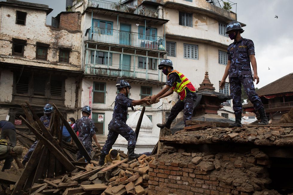 Aftershocks Keep Nepalese On Edge, But Rescue Provides Glint Of Hope