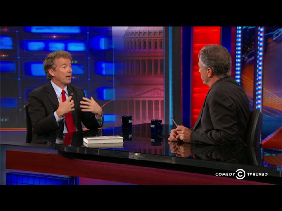 Late Night Roundup: Stand With Rand — And Sit With Jon Stewart