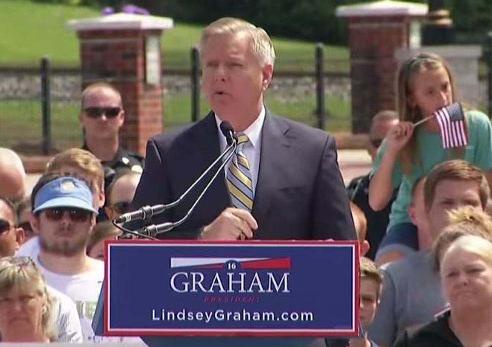Appealing To Hawks, Lindsey Graham Jumps Into The 2016 Presidential Ring