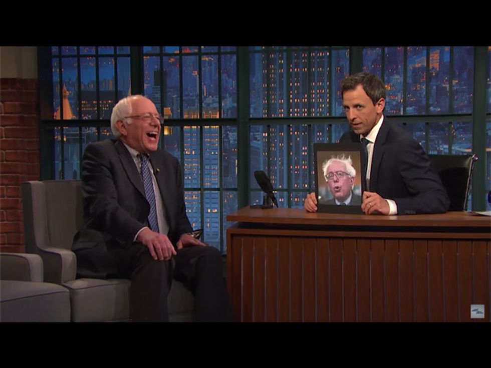 Late Night Roundup: Bernie Sanders Spreads The Message Around