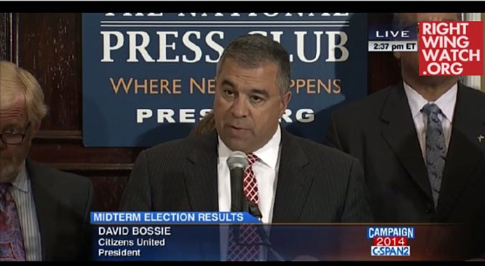 The Incomparable Chutzpah Of David Bossie, Failed Dirty Trickster
