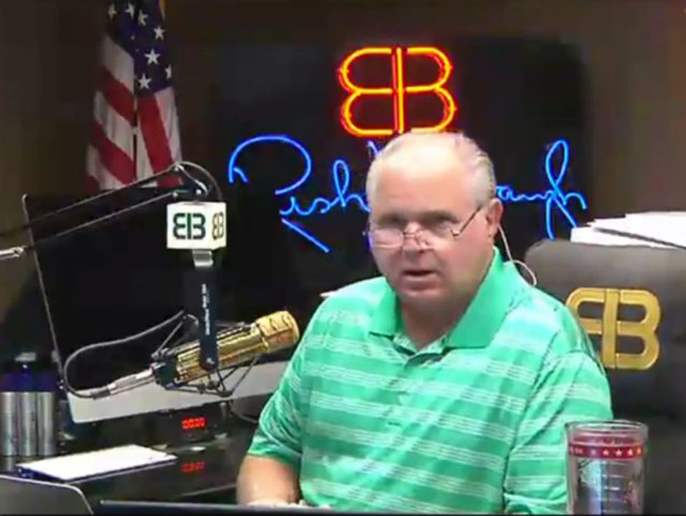 Rush Limbaugh’s Finding Out He’s Not Normal, And It Scares Him