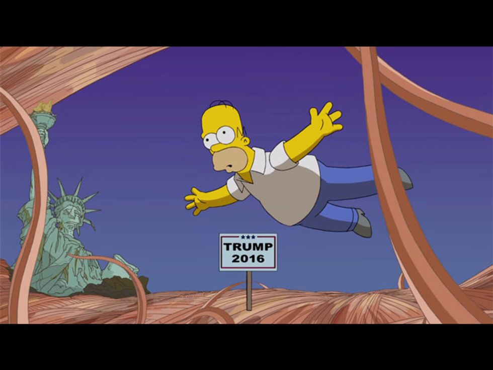 ‘The Simpsons’ Takes On Donald Trump — And His Hair
