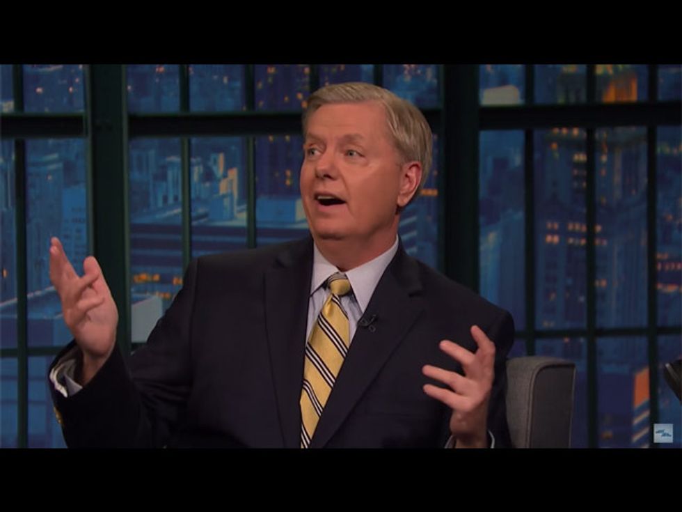 Late Night Roundup: Lindsey Graham vs. Donald Trump (He Wishes!)