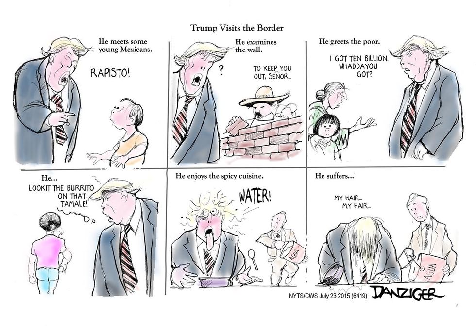 Cartoon: Trump At The Border