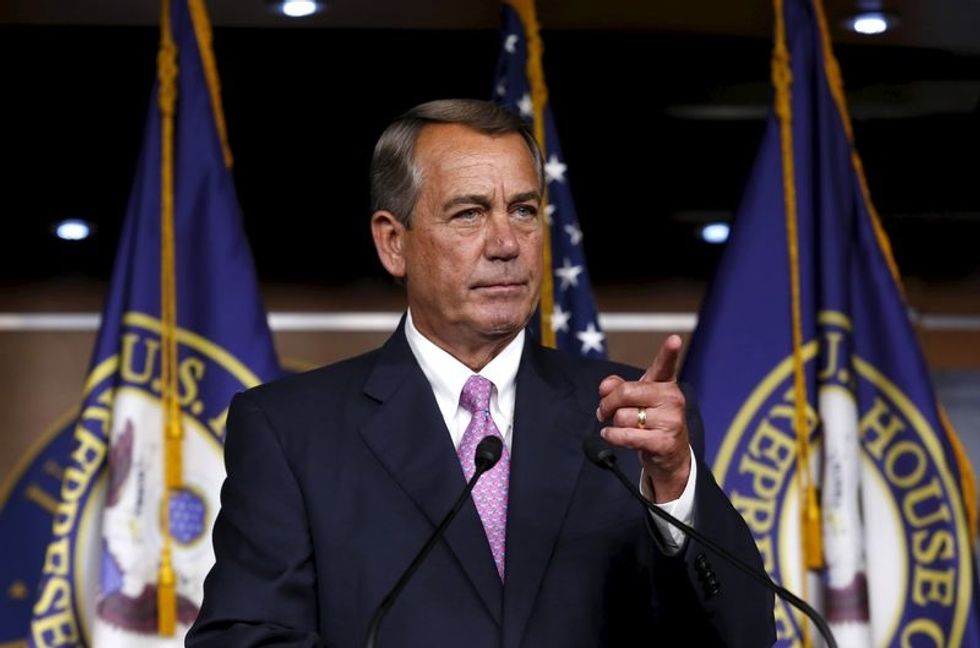 House Speaker Boehner Brushes Off Call For His Ouster