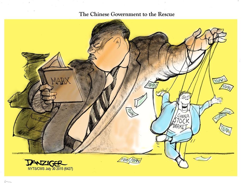 Cartoon: The Chinese Government To The Rescue