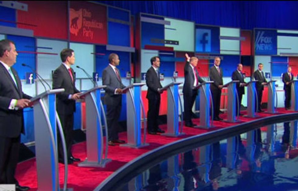 GOP Primetime Debate Is What Republicans Deserve