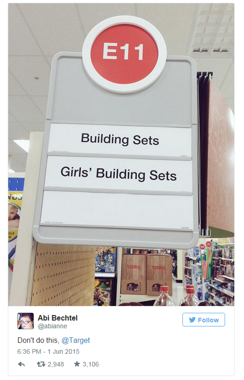 Target Says It Will Remove Gender-Based Labeling In Toy Aisles