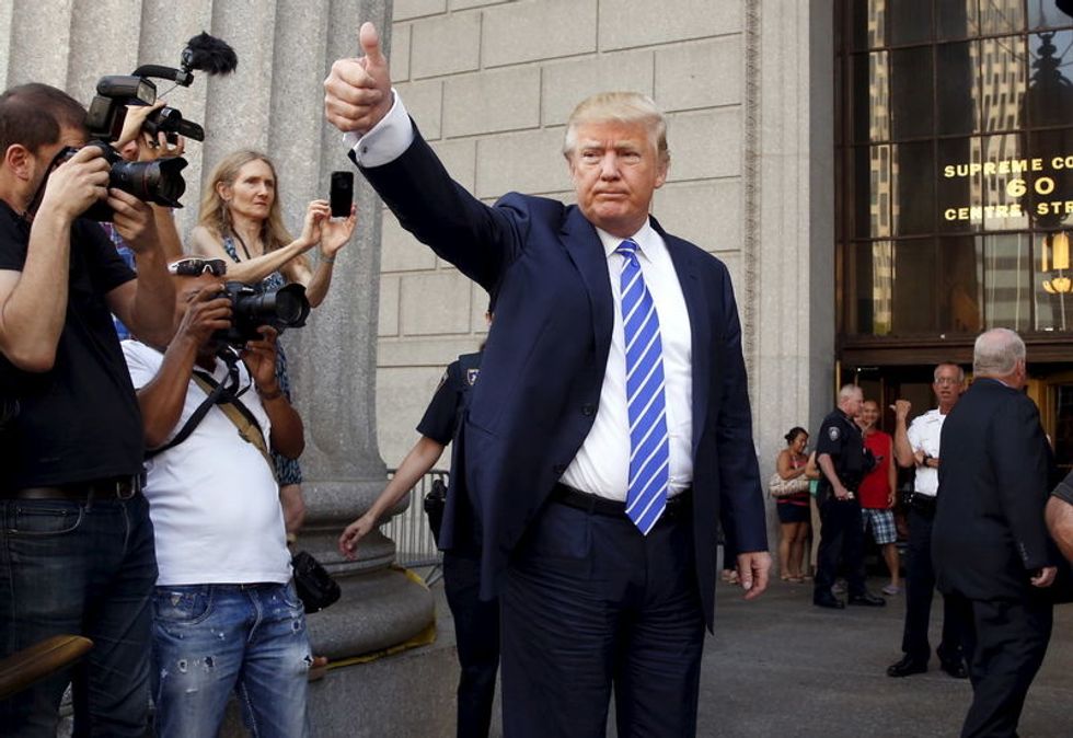 Trump Leaves Campaign Trail To Report For Jury Duty In N.Y.
