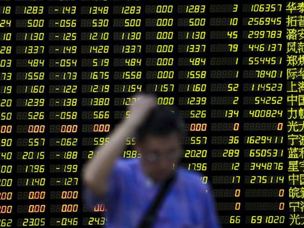 Great Fall Of China Sinks World Stocks, Dollar Tumbles