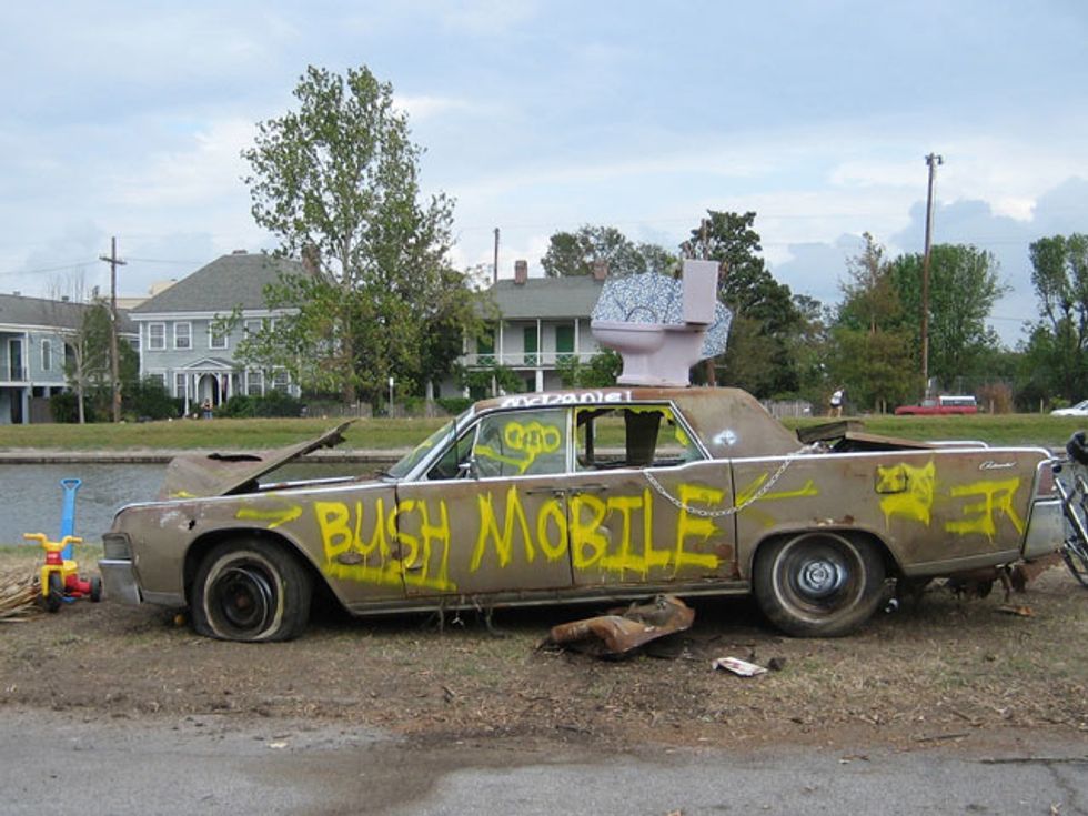 Katrina Landfall Began The End Of Bush’s Presidency: Gone With Wind And Water