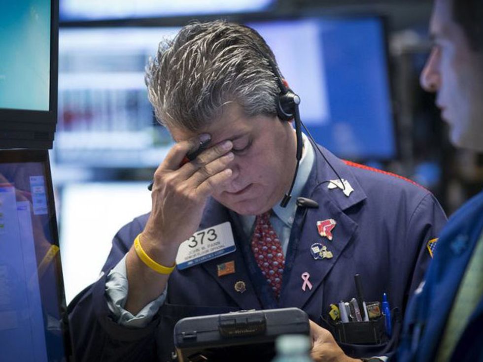 Wall St. Suffers Worst Day In Four Years, S&P Confirms Correction