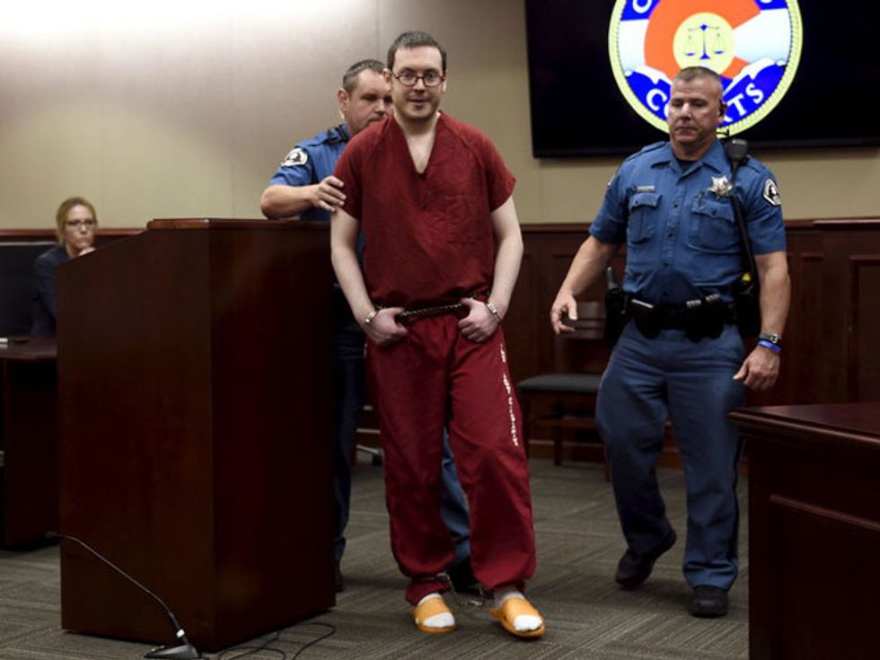 Colorado Movie Gunman Sentenced To 12 Lifetimes And 3,318 years