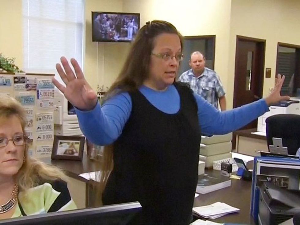 Kentucky Clerk Jailed For Denying Same-Sex Marriage Licenses