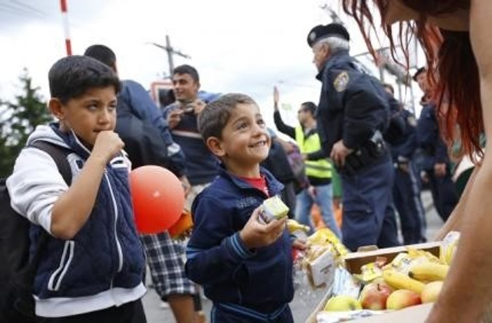 Thousands Of Swedes Rally In Support Of Refugees