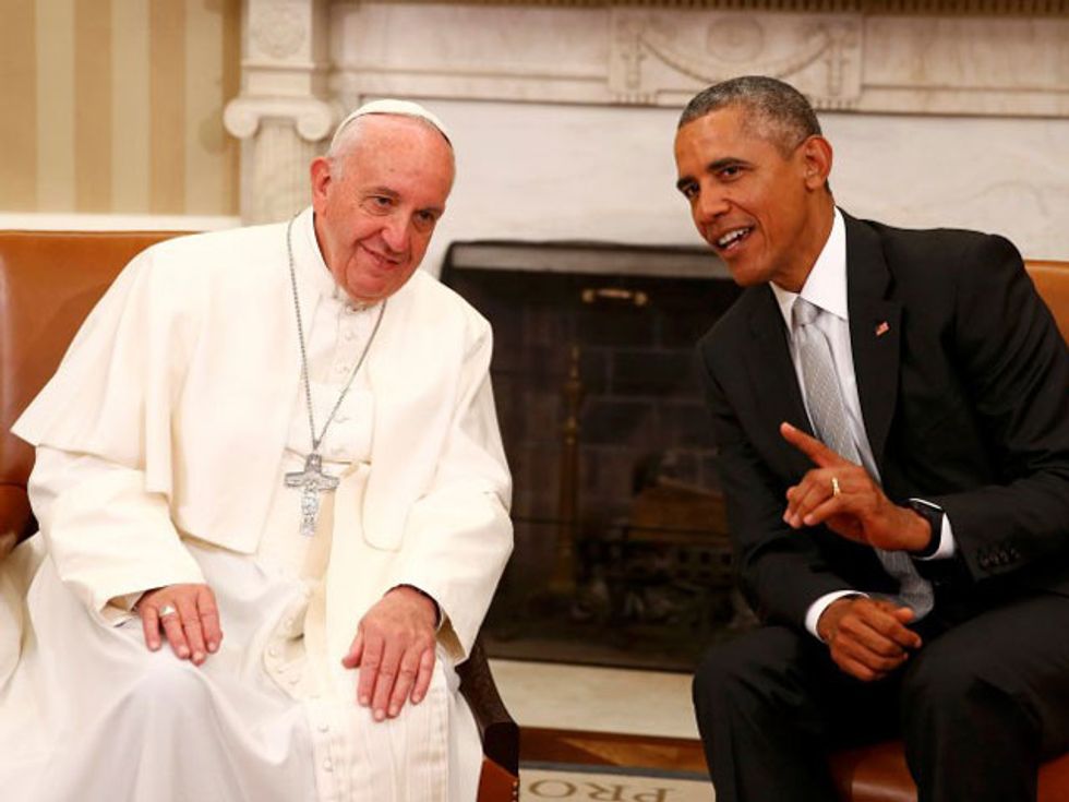 At White House, Pope Focuses On Environment, Poverty And Migrants