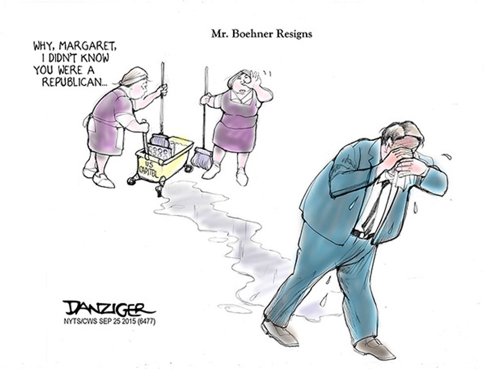 Cartoon: Mr. Boehner Resigns