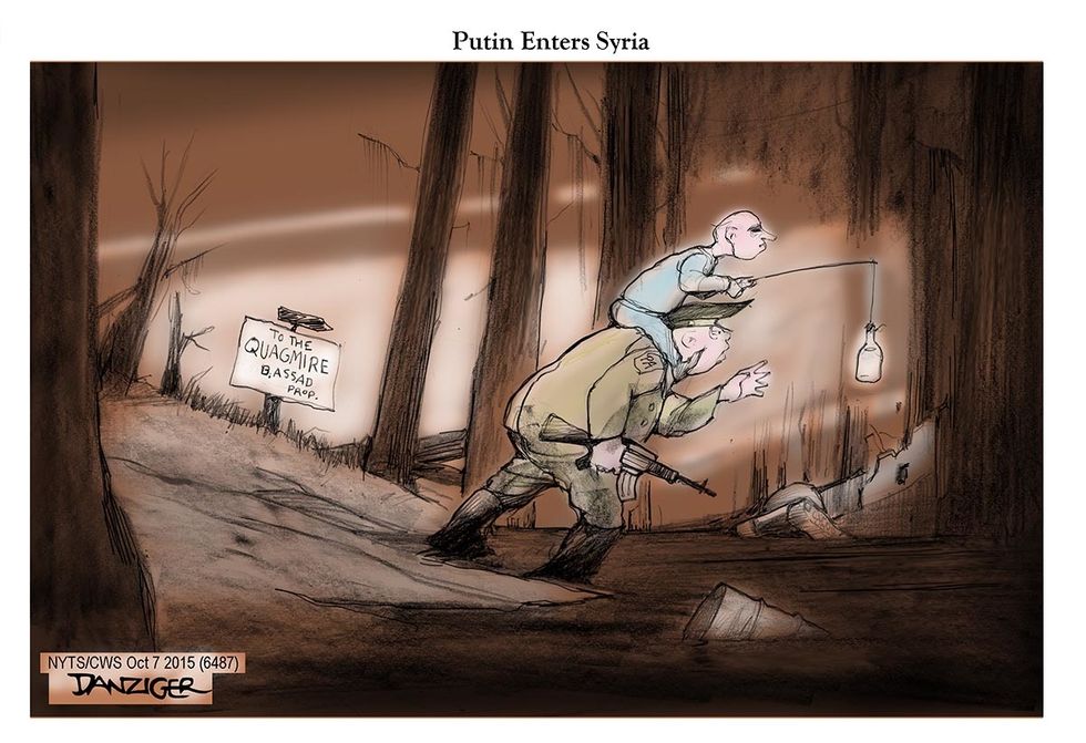 Cartoon: Putin Enters Syria