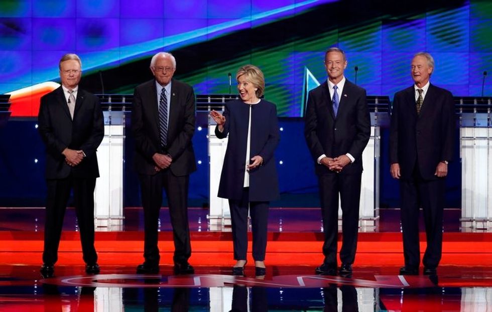 At First Debate Democrats Clash (Gently) Over Who Can Be The Most Pragmatic Progressive