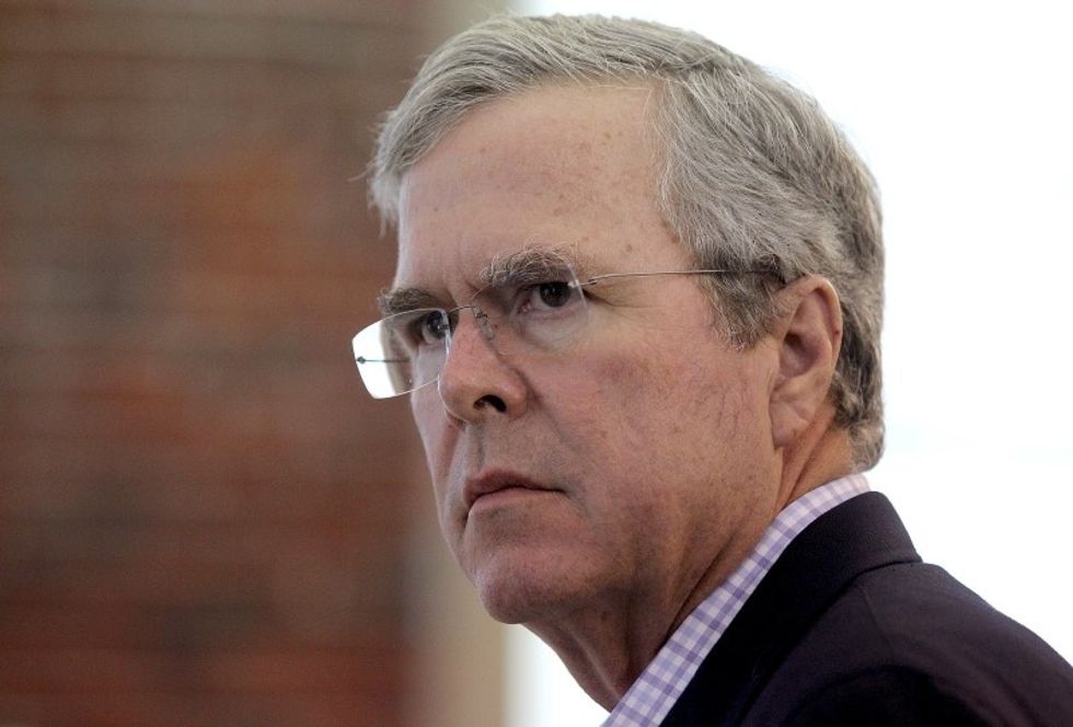 Republican Candidates Bush And Trump Clash Over 9/11 Remarks