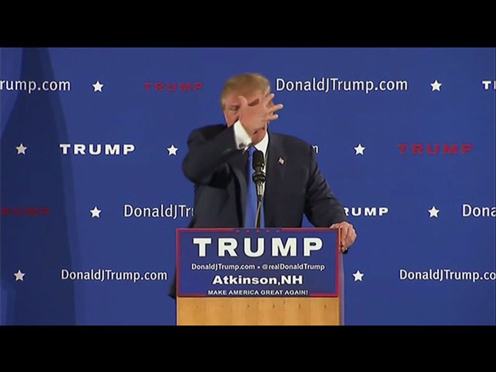 Trump’s Latest Comedy Routine: A Burqa Is Easier For Women Than Makeup