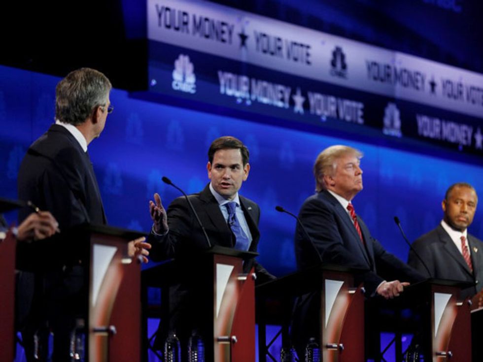 Rubio, Cruz Dominate Rowdy Republican Presidential Debate