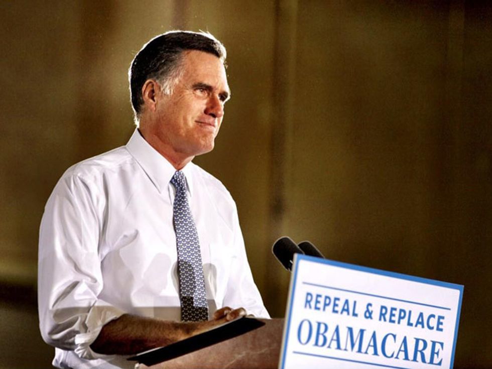 Mitt Romney Now Celebrates His Greatest Accomplishment — Obamacare