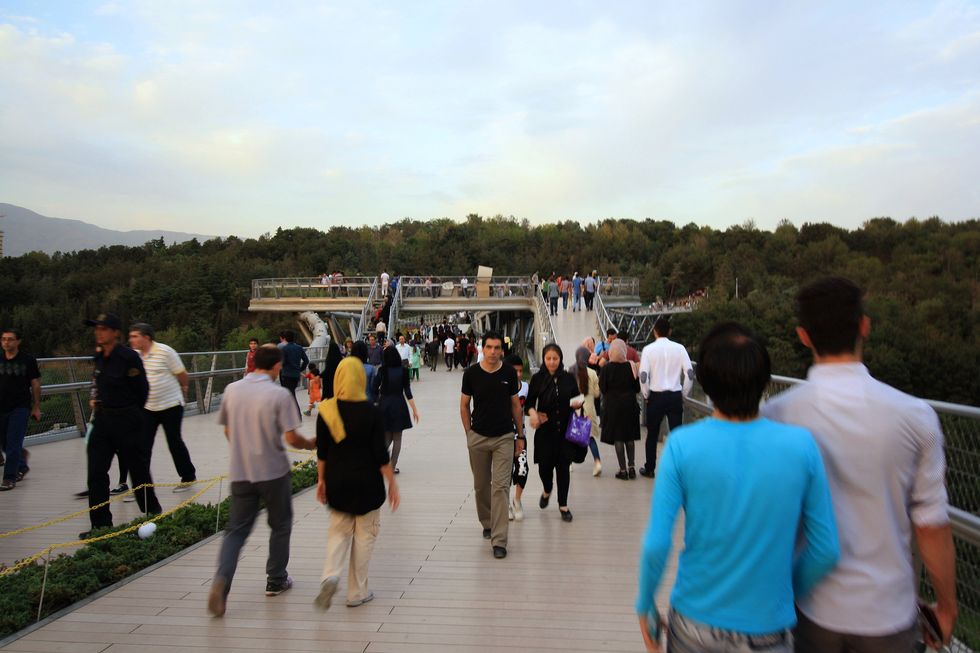 In A Tehran Without Nightlife, A Bridge Becomes A Gathering Place