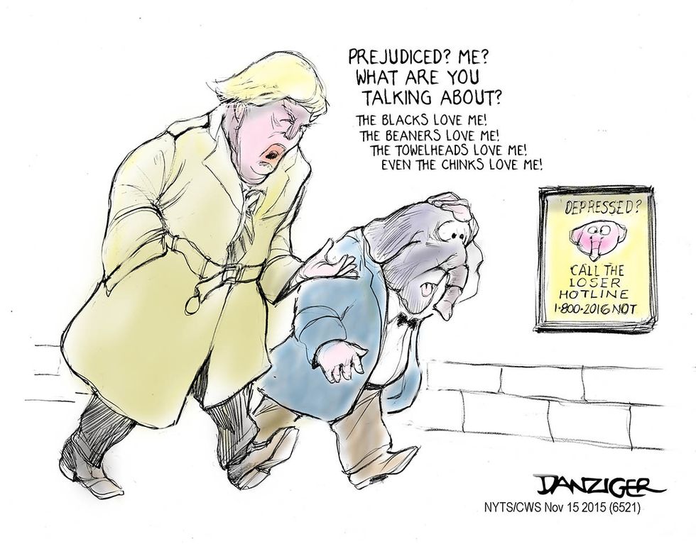 Cartoon: “Prejudiced? Me?”