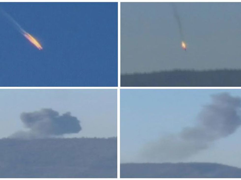 Turkey Downs Russian Warplane Near Syria Border, Moscow Denies Airspace Violation