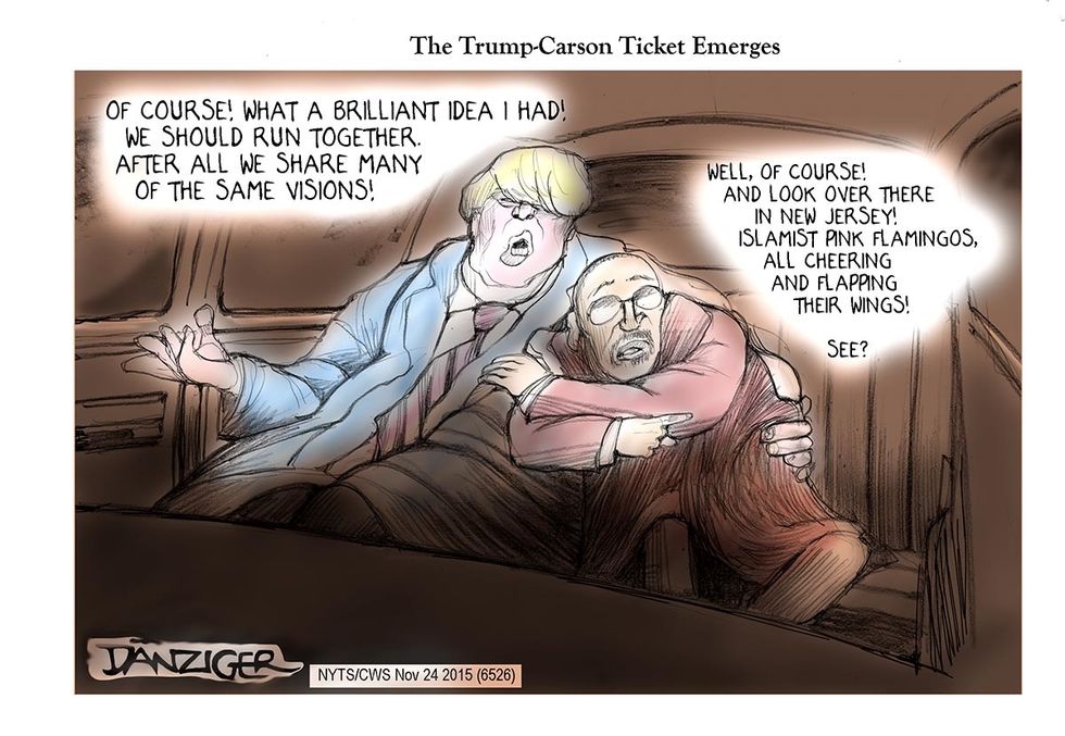Cartoon: The Trump-Carson Ticket Emerges