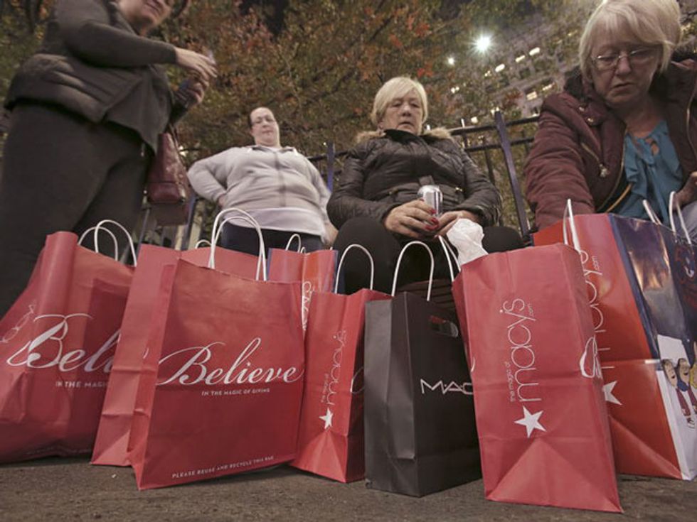 Black Friday Crowds Thin After U.S. Stores Open On Thanksgiving
