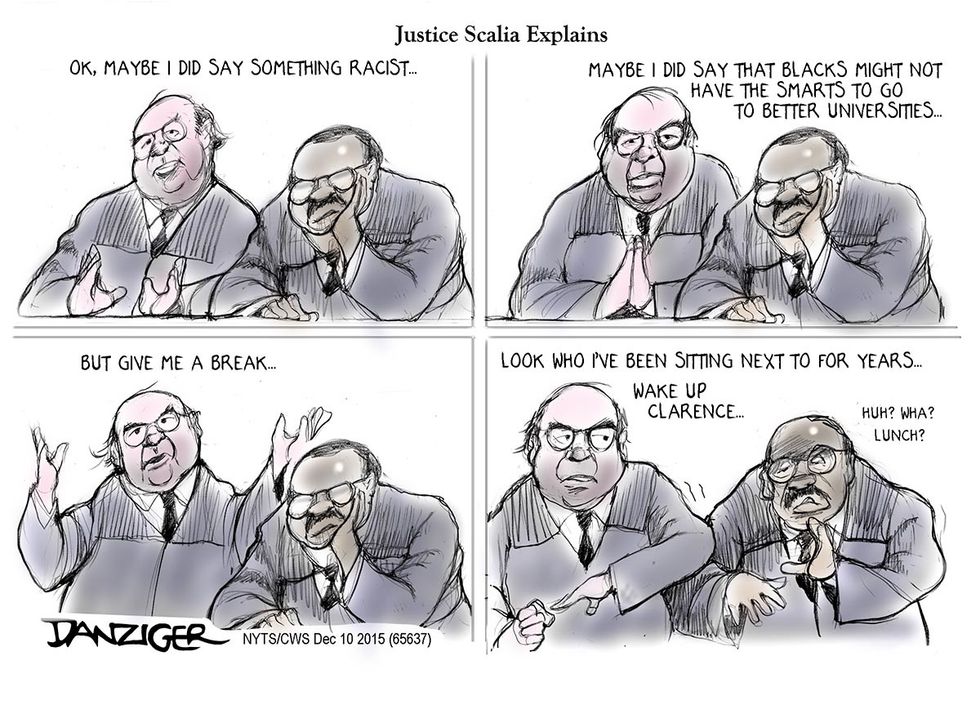 Cartoon: Justice Scalia Explains