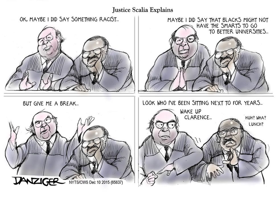 Cartoon: Justice Scalia Explains
