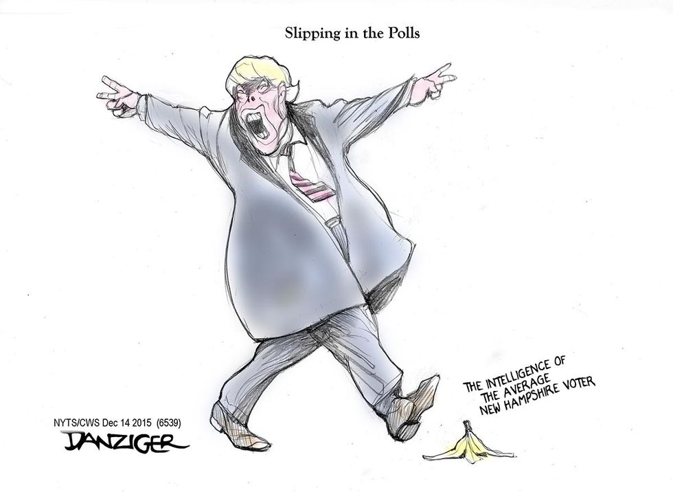 Cartoon: Slipping In The Polls