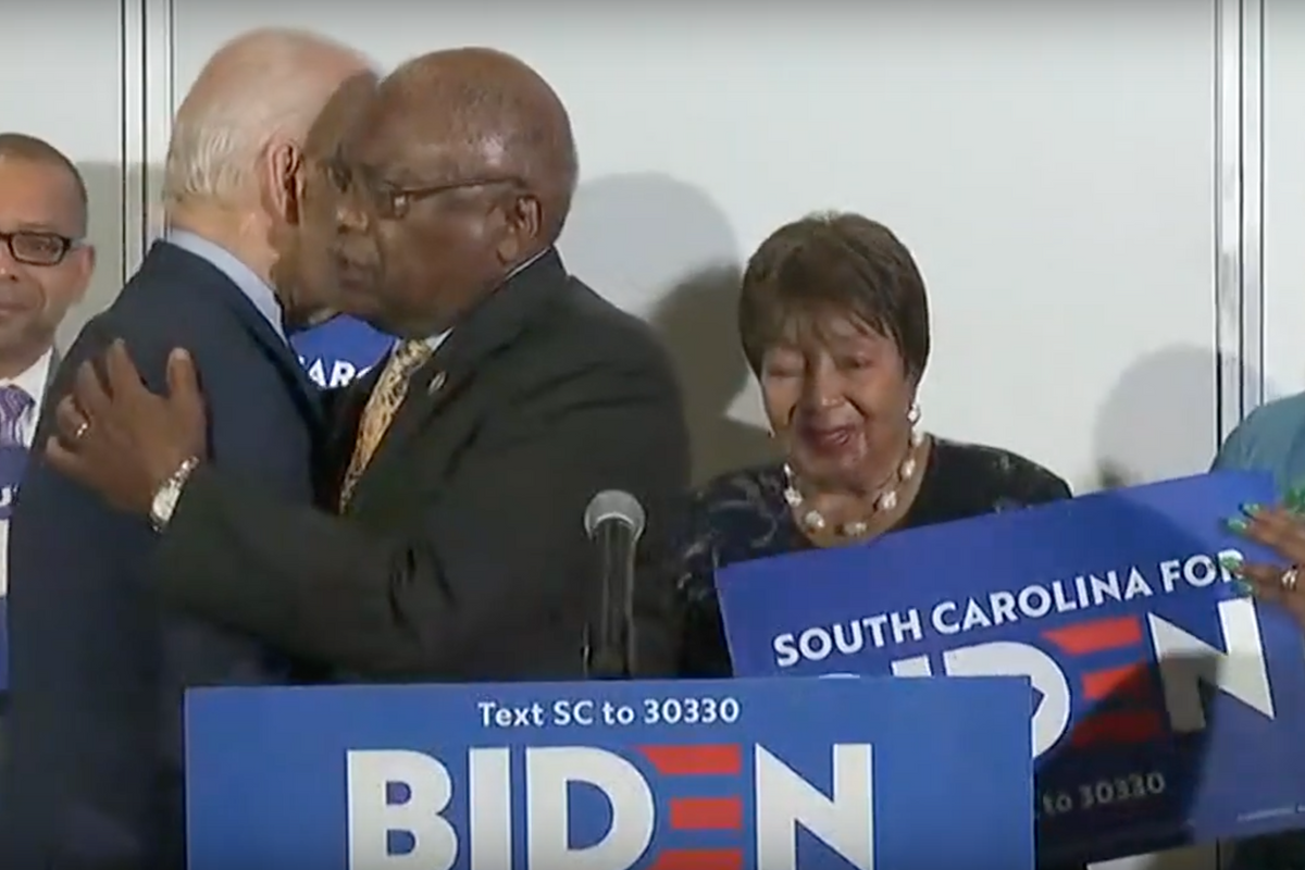 Stop What You're Doing And Watch Jim Clyburn's Endorsement Of His Good Friend Joe Biden