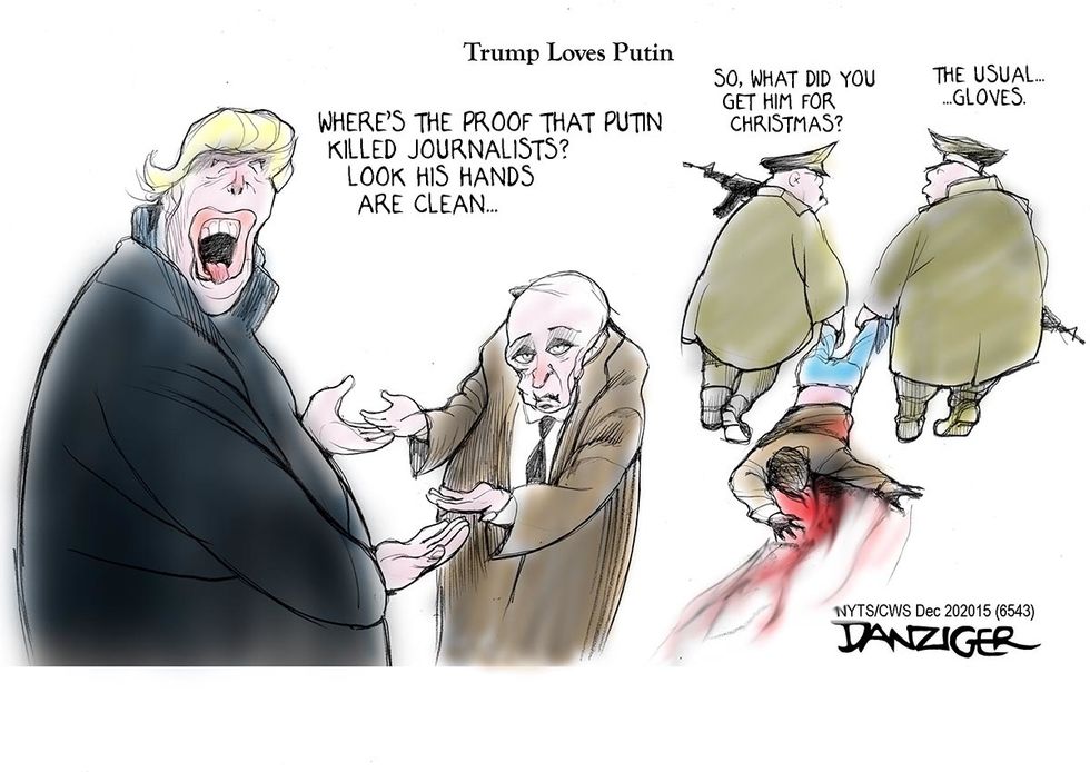 Cartoon: Trump Loves Putin