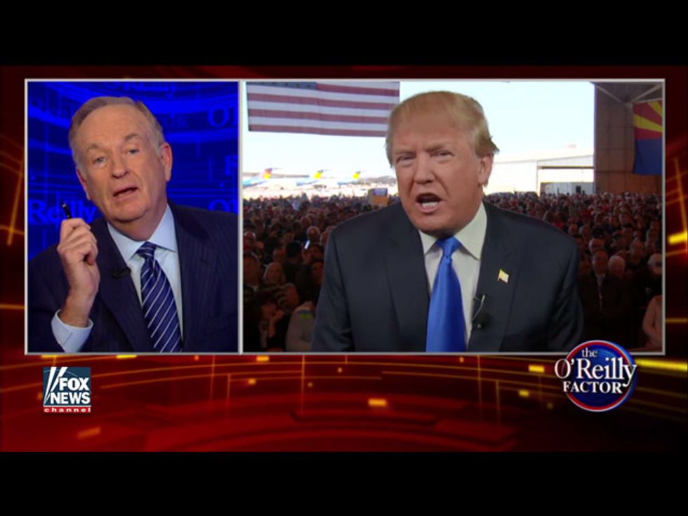 Endorse This: Trump Gets Fans To Boo At Bill O’Reilly