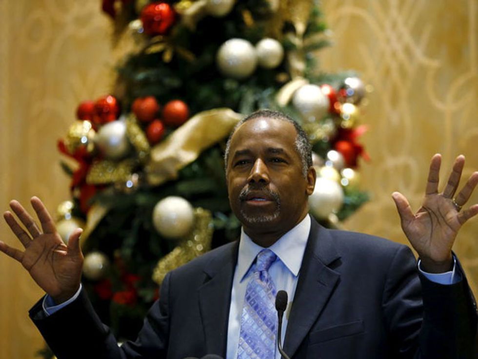 U.S. Republican Carson Cancels Africa Trip, Citing Security Concerns