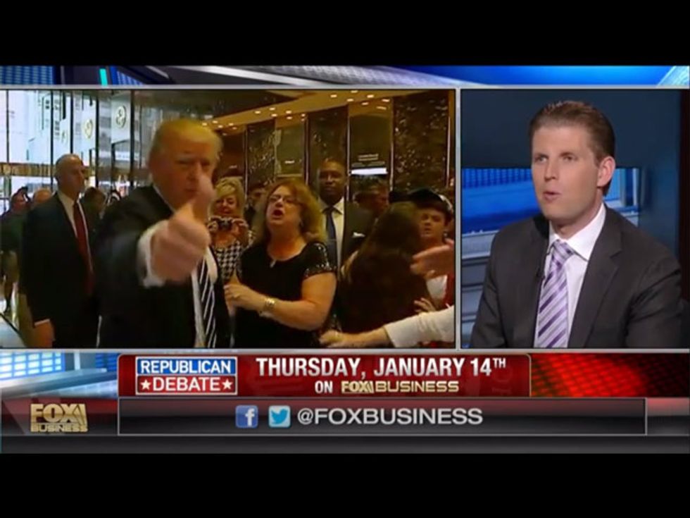 Trump’s Son On ‘Schlonged’ Controversy: ‘We’re Not Exactly Bashful People’