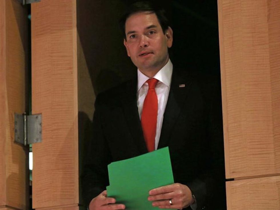 Marco Rubio Launches Latest Attack — Against Himself