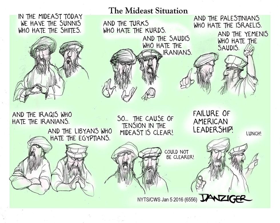 Cartoon: The Mideast Situation
