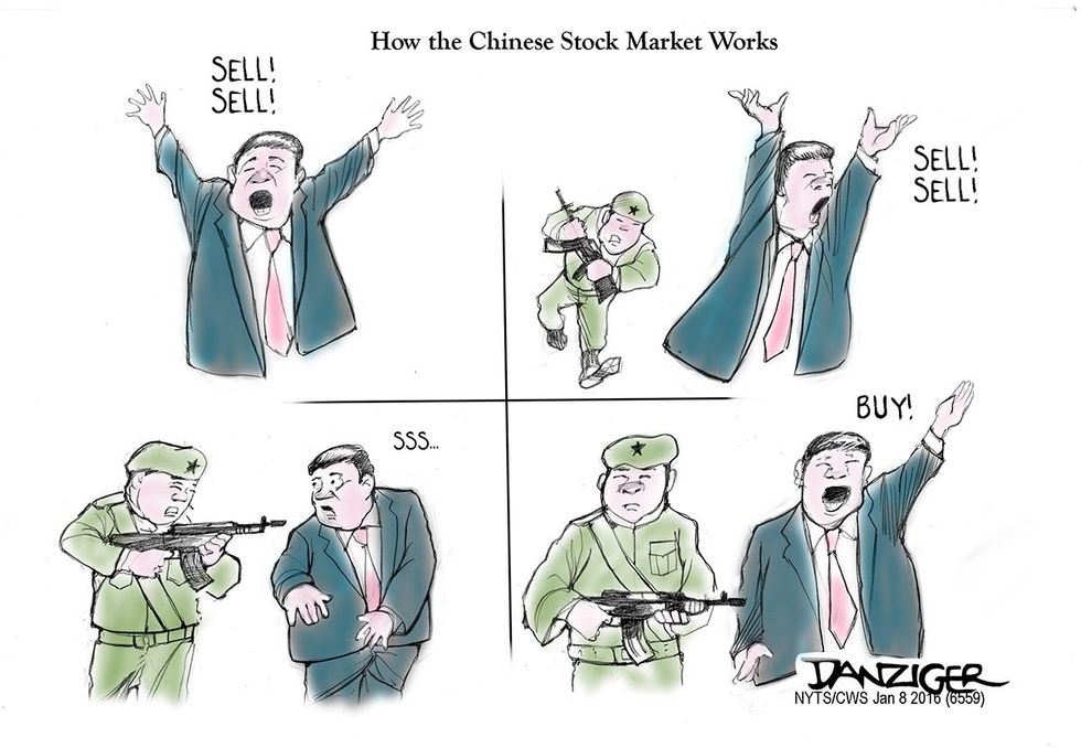 Cartoon: How The Chinese Stock Market Works